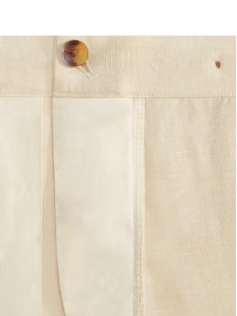 Club Room Men's Linen Cross-Dye Pants, Natural Khaki, Size 34x30 - NWT - Picture 3 of 3